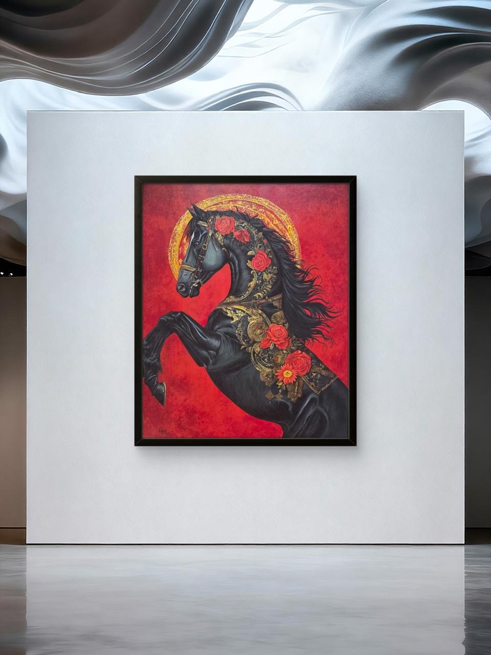 Crimson Majesty 31.5" x 37.5"
