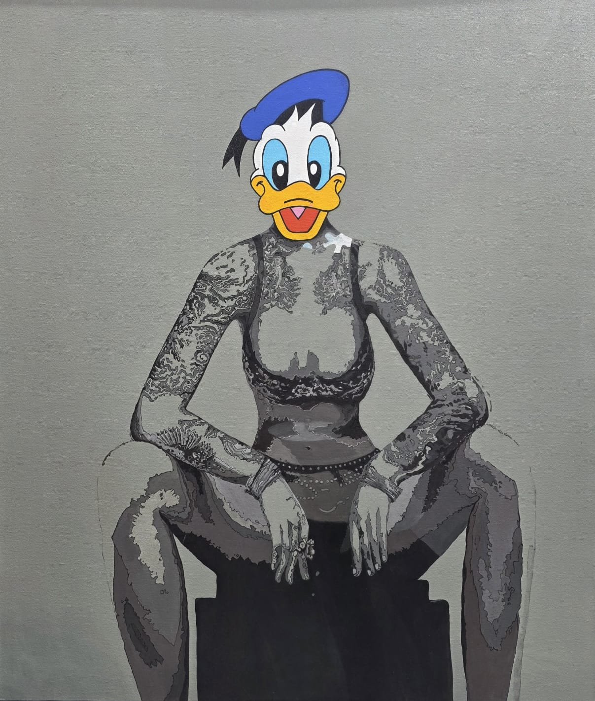 The face they want to see 35.5" x 41"